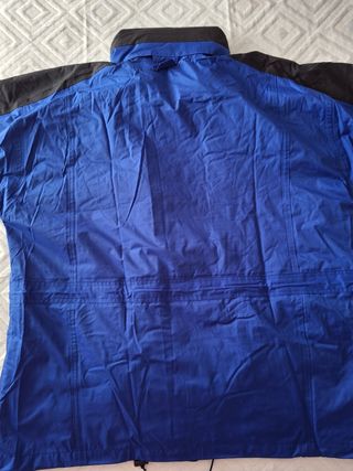 Parka US BASIC azul y negra