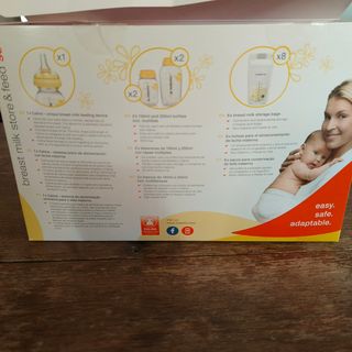 Set Medela: biberones & bolsas leche materna