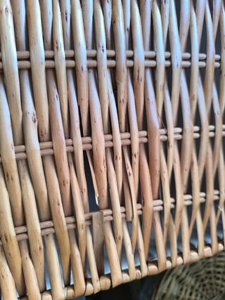 Cesto mimbre Ikea Nattgiba beige