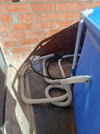 Piscina desmontable azul