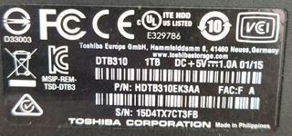 Disco Duro Toshiba 1TB Externo