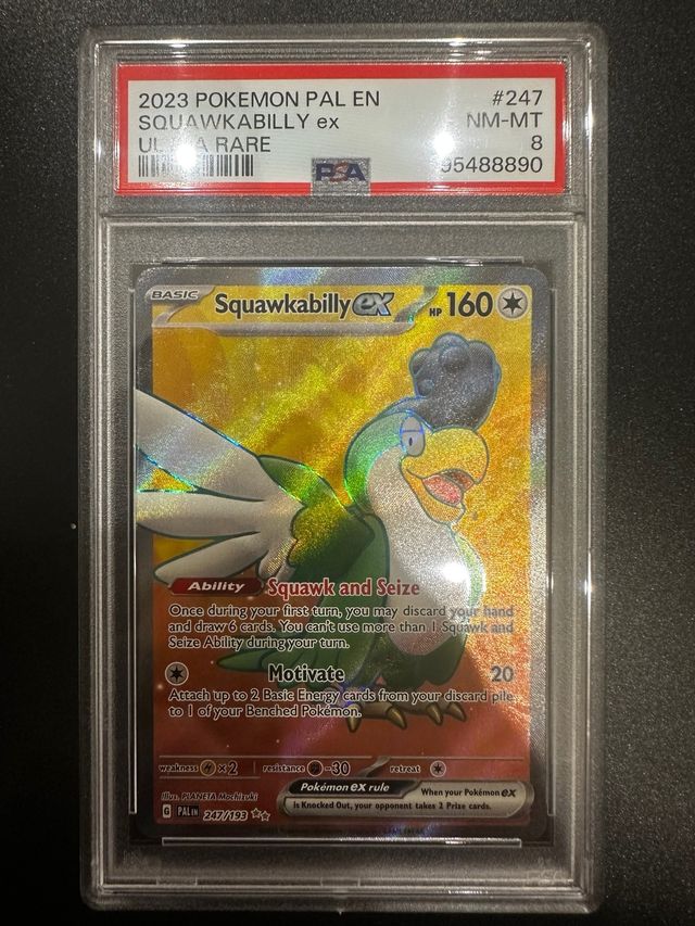 Squawkabilly ex Pal PSA 8 NM-MT