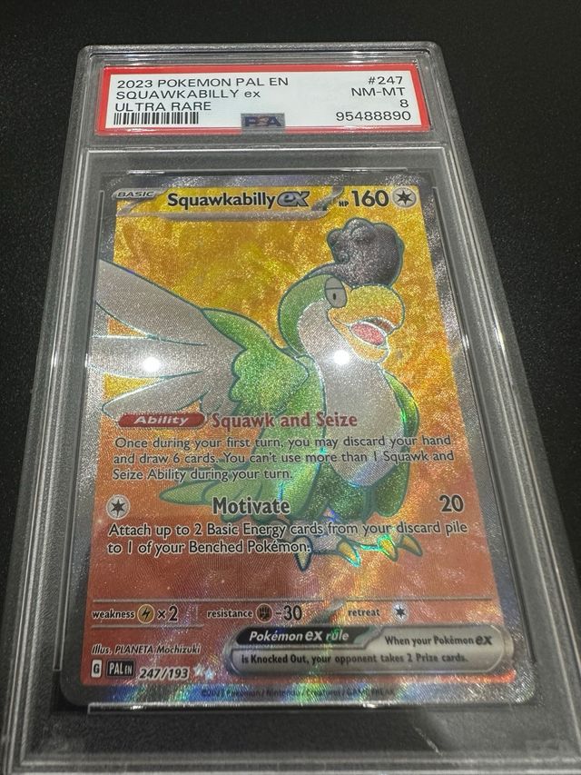 Squawkabilly ex Pal PSA 8 NM-MT