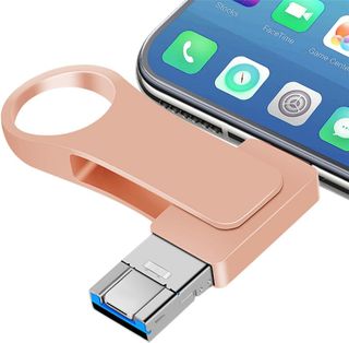Chiavetta USB 64GB 4 in 1 - Oro - Nuova