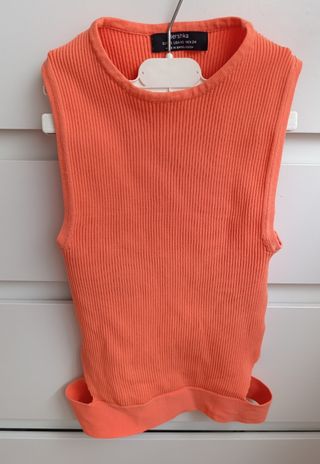 Top Bershka naranja XS