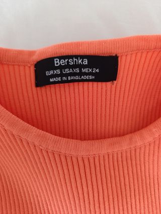 Top Bershka naranja XS