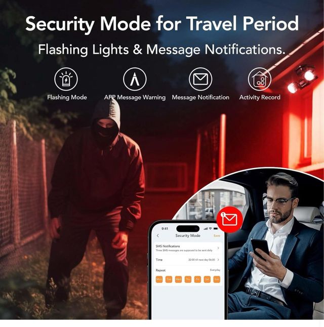 Faretto LED esterno con sensore - Smart