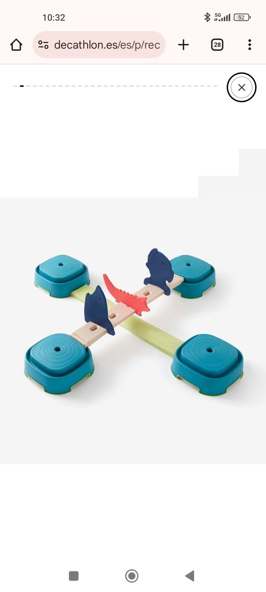 Circuito equilibrio infantil