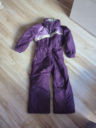 Mono esquí 8 años color lila marca decathlon