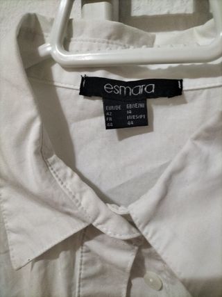 Camisa blanca esmara XXL - 44