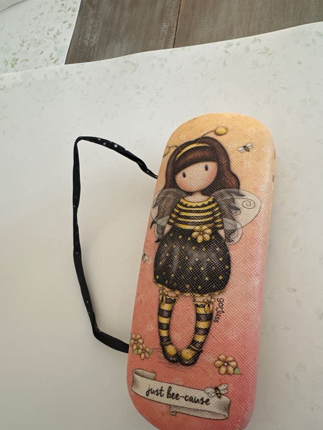 Gafas redondas doradas niña