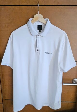 Polo Armani Exchange blanco