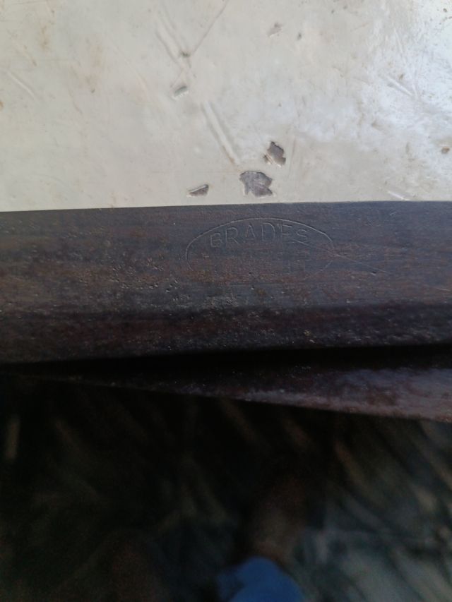 Tijeras para bordes, de mango largo, antiguas