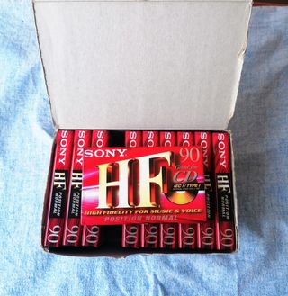 10 Cassette Audio SONY HF 90
