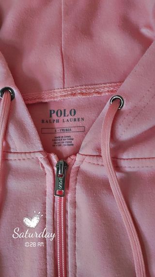 Sudadera Ralph Lauren rosa