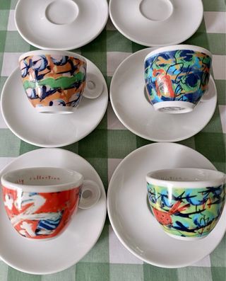 Tazze della collezione Illy Art di Nam June Paik 1996