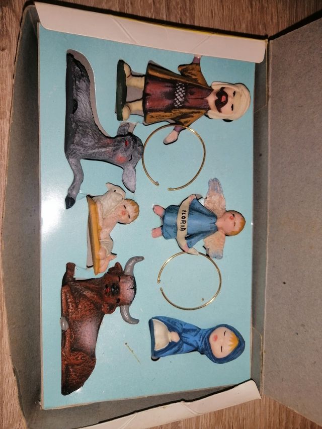 Belén nacimiento Mirete serie 6 cm antiguo