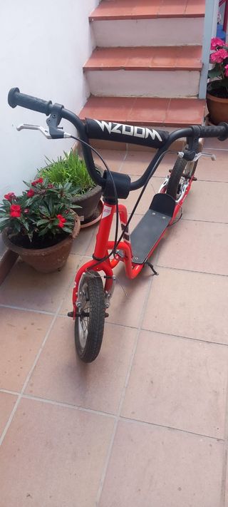 Patinete infantil WZOOM rojo