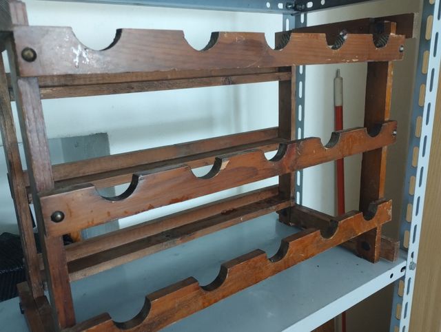 Portabottiglie legno 15 bottiglie