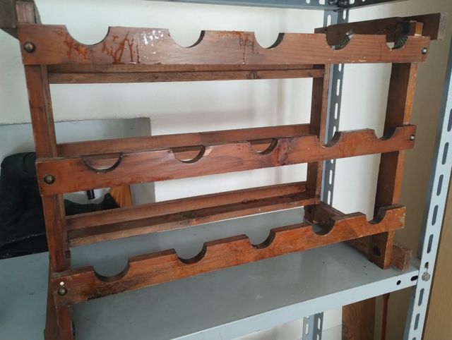 Portabottiglie legno 15 bottiglie