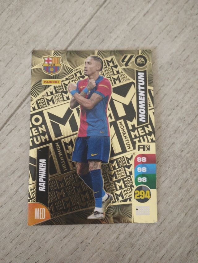 Cromo Raphinha - Momentum - Liga 2024-25