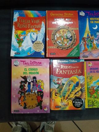10 libros de Gerónimo Stilton y de Tea Stilton