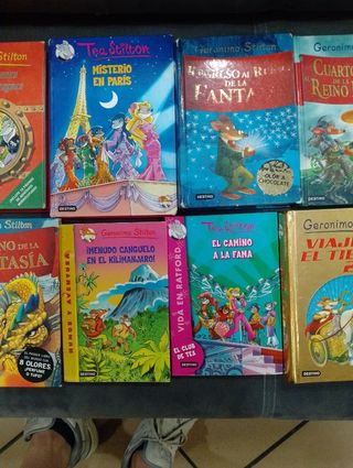 10 libros de Gerónimo Stilton y de Tea Stilton