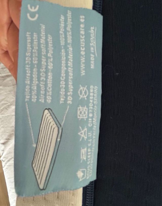 Colchón cuna Ecus Care 120x60 con protector/sábana