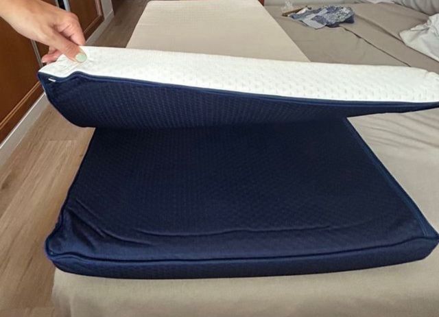 Colchón cuna Ecus Care 120x60 con protector/sábana