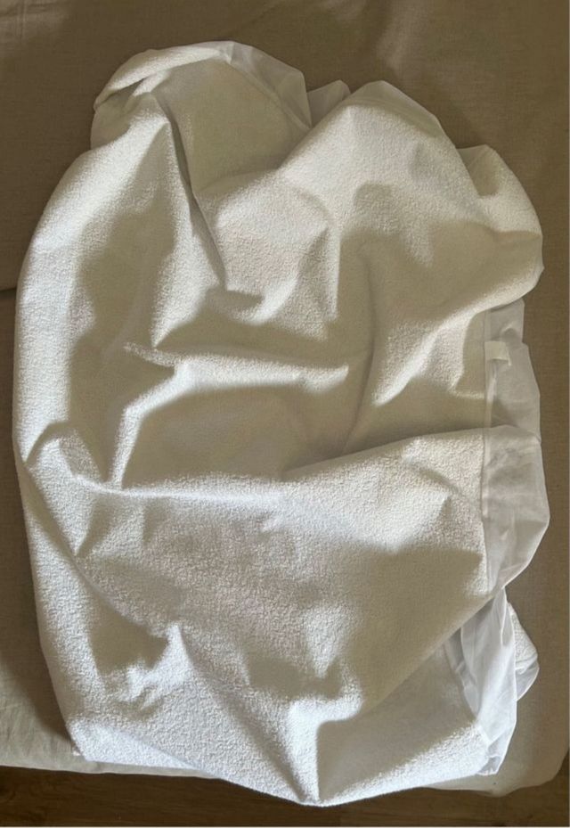 Colchón cuna Ecus Care 120x60 con protector/sábana