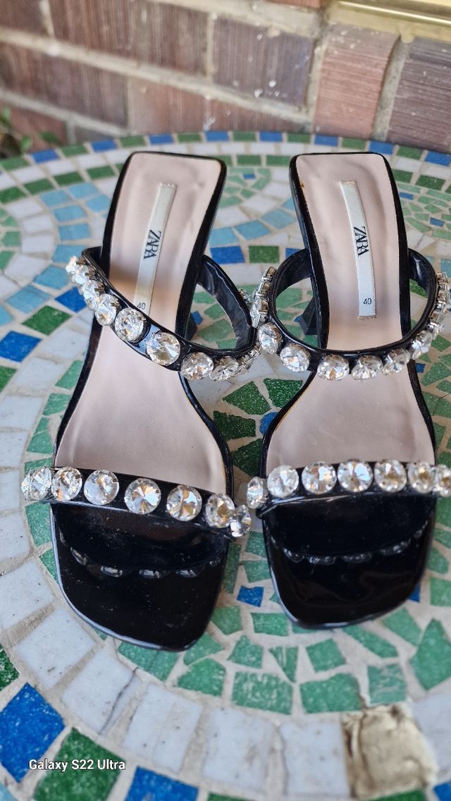 Sandalias Zara fiesta - Tacón 40
