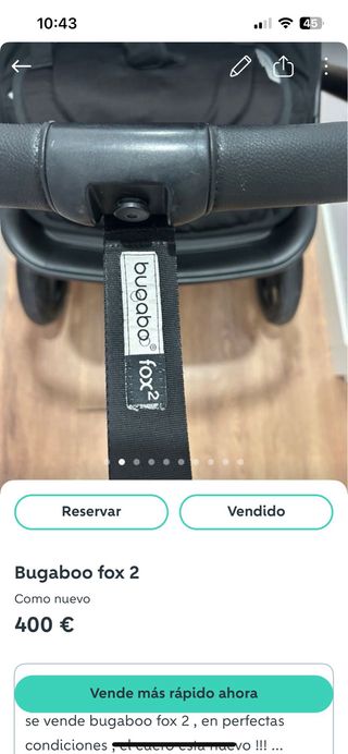 Bugaboo Fox 2 - Como nuevo