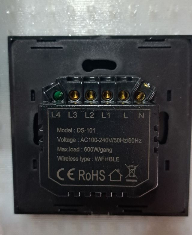 Interruptor Luz WiFi - Negro