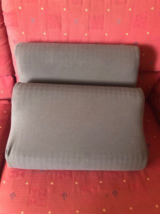 2 Almohadas ergonómicas grises