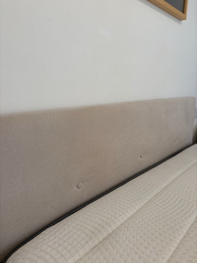 Cabecero cama 150cm beige