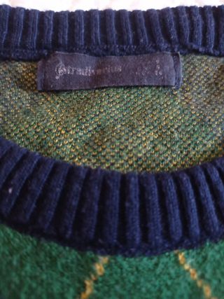 Jersey rombos - Verde & Azul Marino