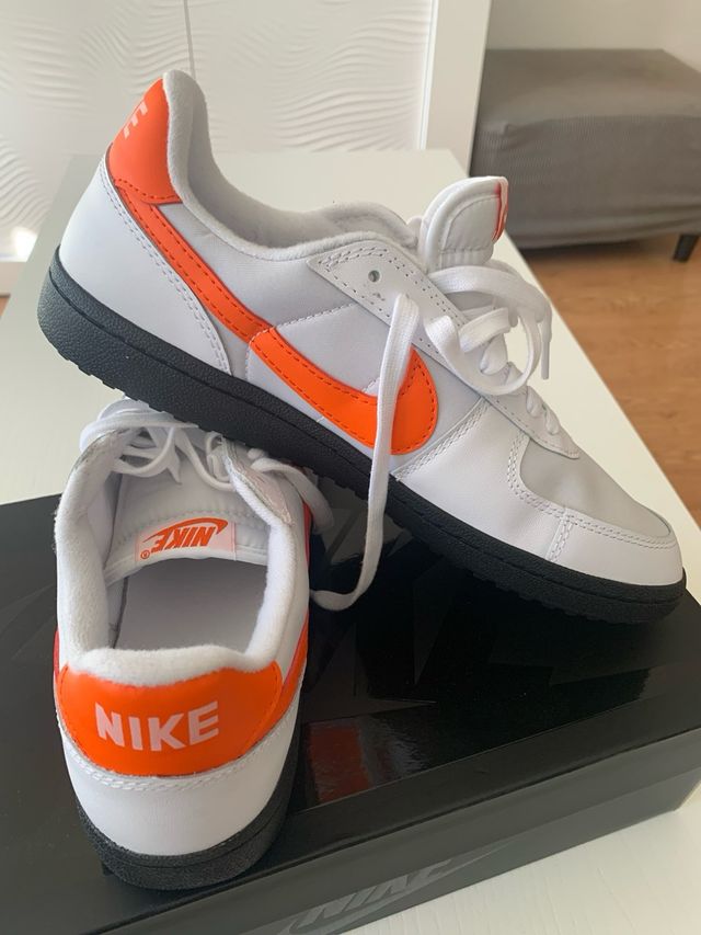 Zapatillas Nike Field General 82 - Naranja-Blanco.