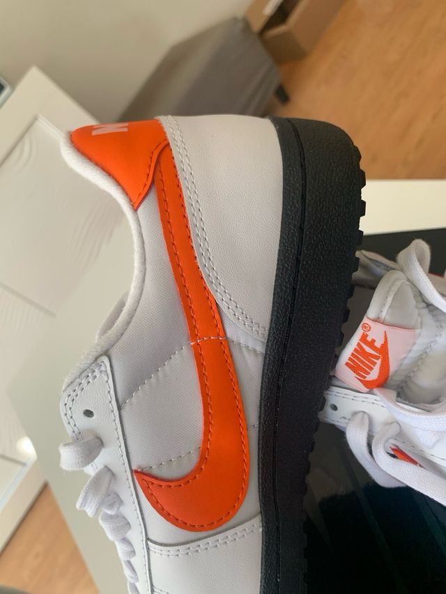 Zapatillas Nike Field General 82 - Naranja-Blanco.