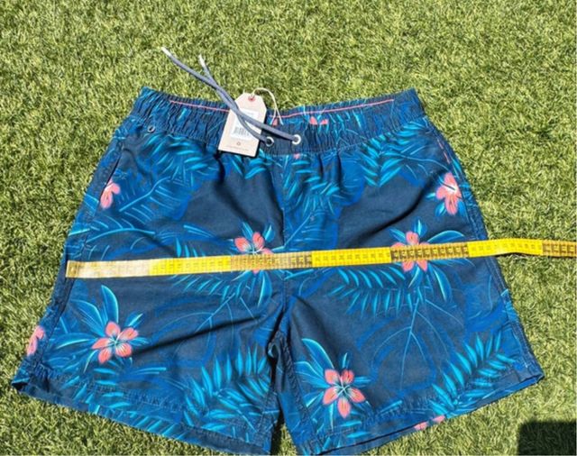 Bañador Hombre - Azul con Flores