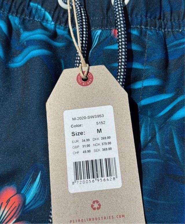 Bañador Hombre - Azul con Flores