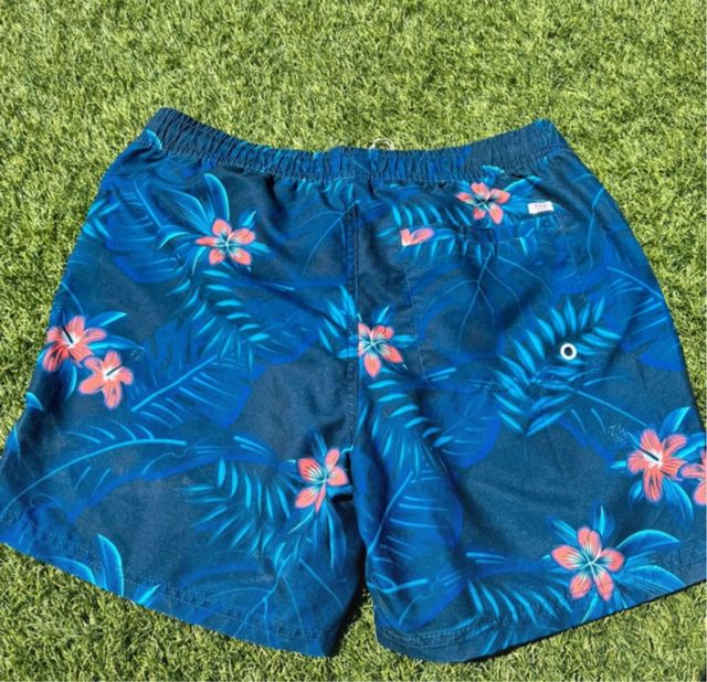 Bañador Hombre - Azul con Flores