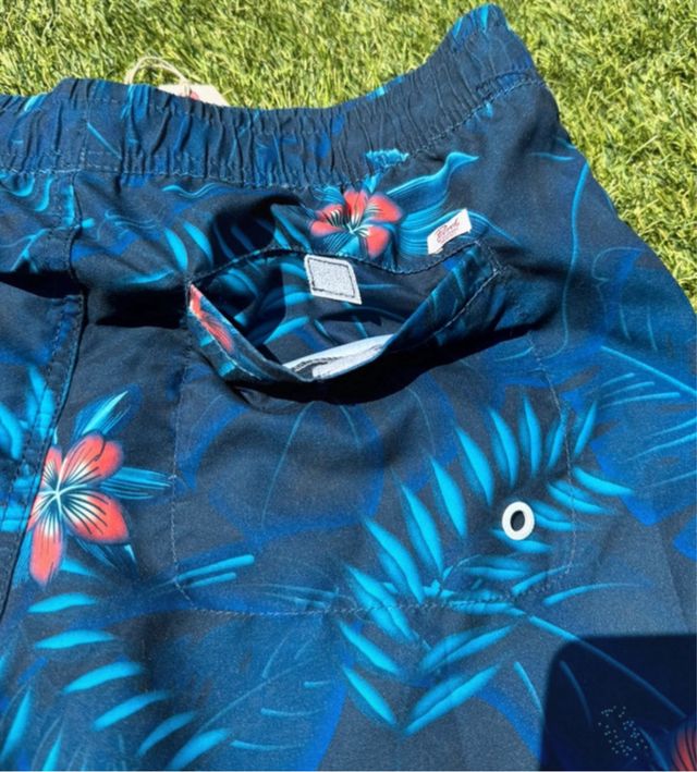 Bañador Hombre - Azul con Flores