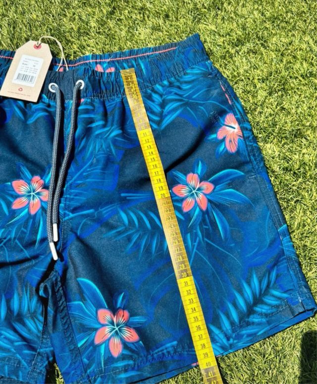 Bañador Hombre - Azul con Flores