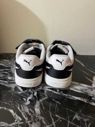 Zapatos Puma Bebé - Blanco y Negro