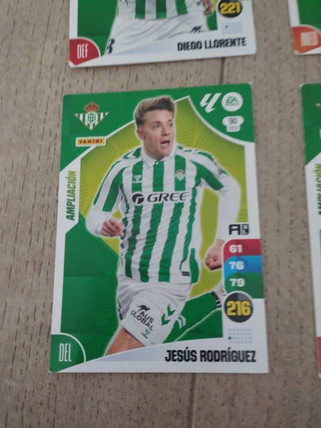 Cromos Betis 24-25: 6 cartas