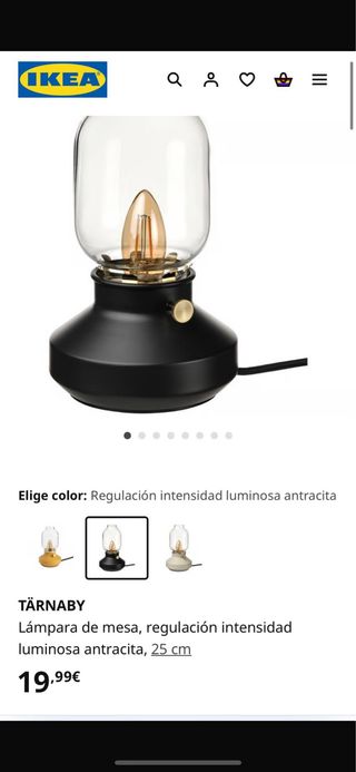 Lampara TÄRNABY Ikea - 25cm
