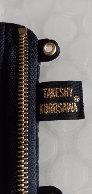 Portamonete 4 zip nero pantalone borse nuovo