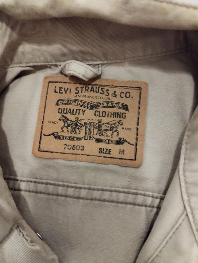 Cazadora Levi's beige talla M