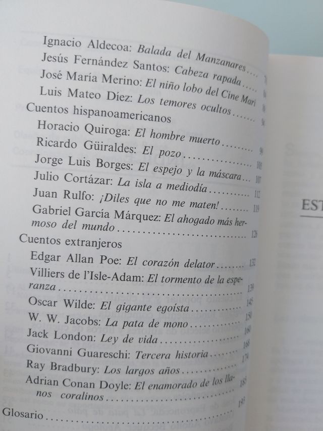 Antología del cuento literario 