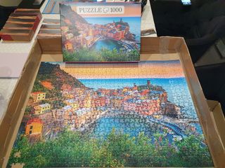 Puzzle 1000 piezas - casi completo